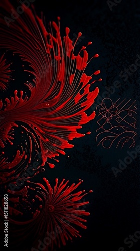 abstract fractal background