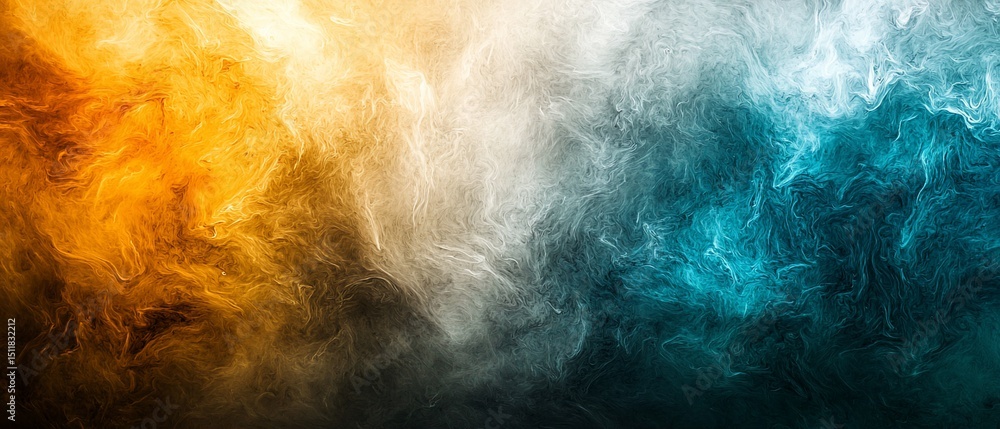 Obraz premium Abstract color blend with dynamic swirls, a harmonious gradient and artistic flow