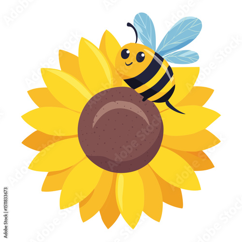 Cute Insect on Yellow Bloom
