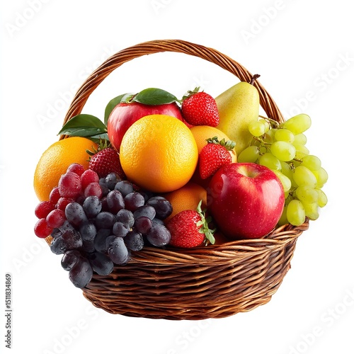 Fresh fruit basket delivery healthy eating oranges apples grapes strawberries pear organic harvest gift 100