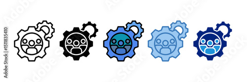 Management Icon Element For Design