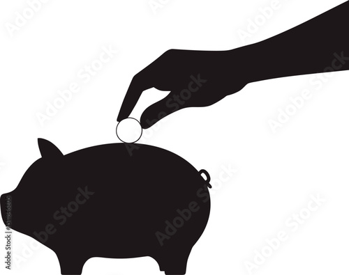 Saving Money A Simple Guide to Financial Security with Piggy Bank Illustration