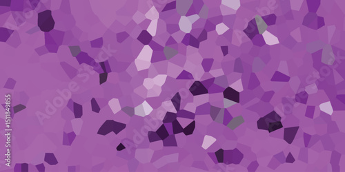 Abstract purple mosaic pattern design with geometric shapes and varied tones suitable for backgrounds and digital graphics