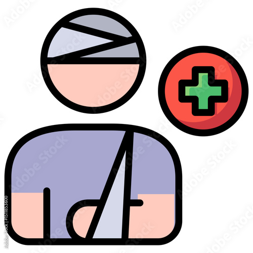 Injured Patient Icon