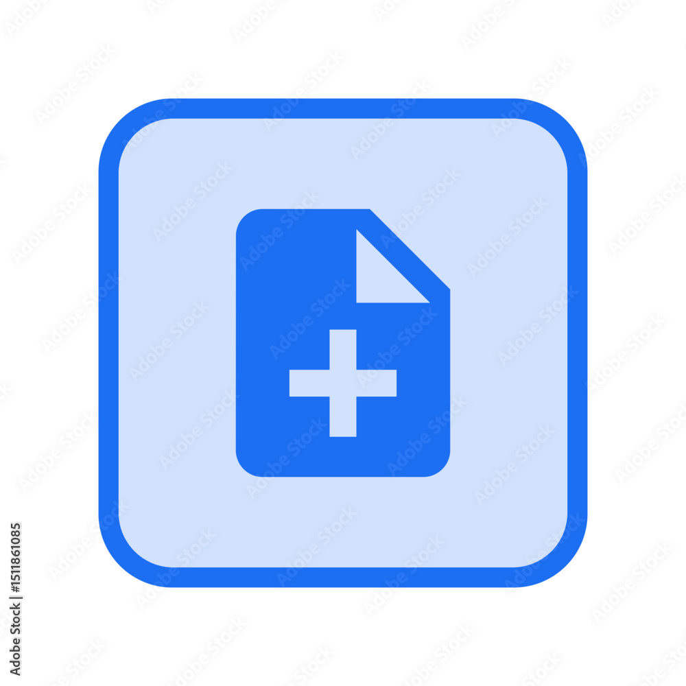 Obraz premium Note Add Icon