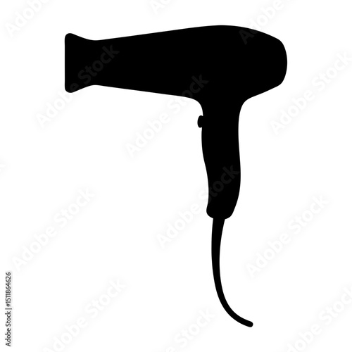 hair dryer isolated on white
