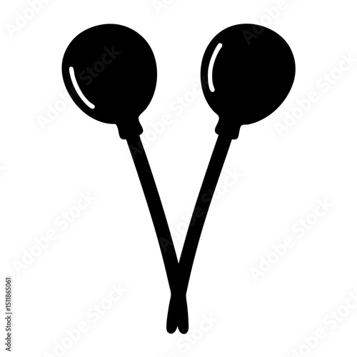 silhouette of  earbuds