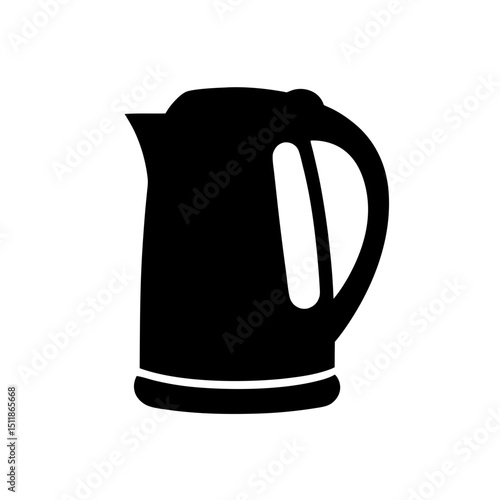electric kettle isolated on white background