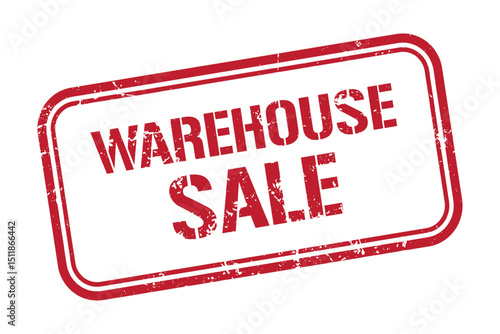 warehouse grunge red stamp