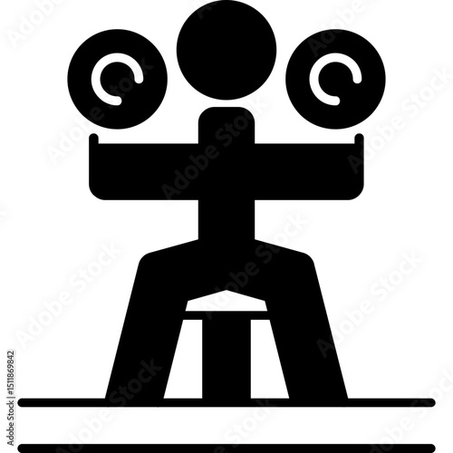 Shoulder Press Icon