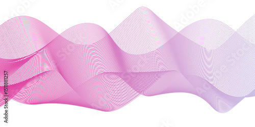 Minimal waveform frequency futuristic energy sound waves technology concept background. Abstract colorful wave line in vector business texture. Pattern line blend curve flow futuristic background.	

