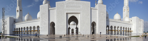Canvas Print Sheikh Zayed Grand Mosque, Abu Dhabi, Uniter Arab Emirates