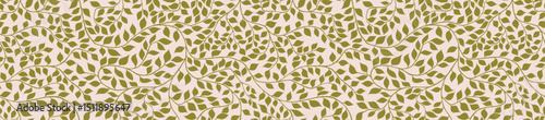abstract botanical Vector leaves seamless pattern. leaf pattern background.