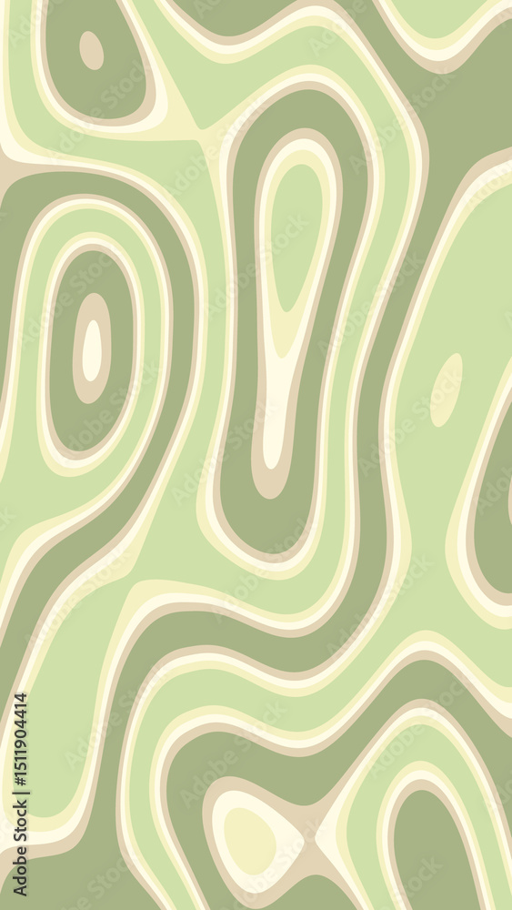 Obraz premium Retro vintage pattern 70s style