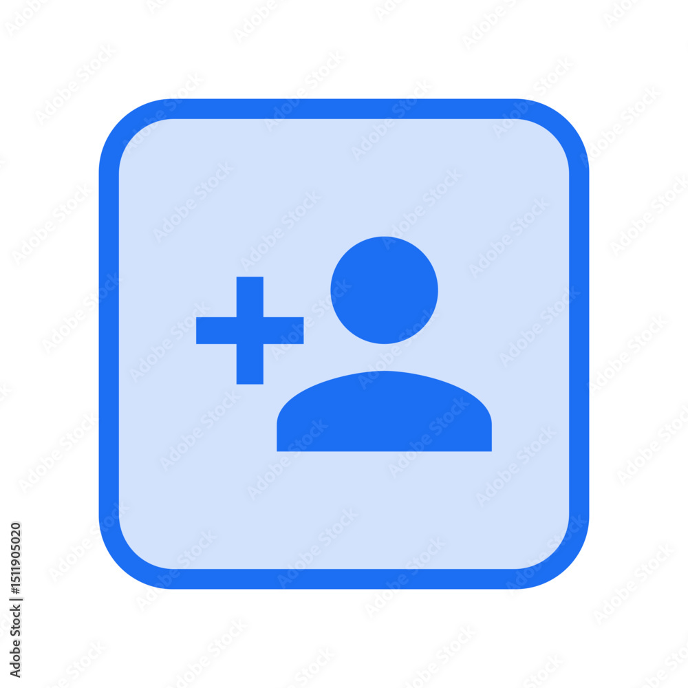 Fototapeta premium Person Add Icon