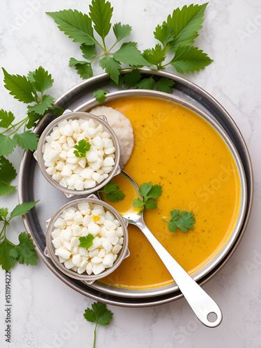 Boondi Kadhi or bundi kadi or curry