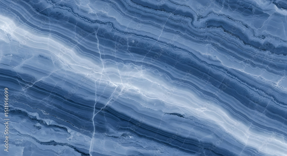 Obraz premium realistic blue marble stone texture background