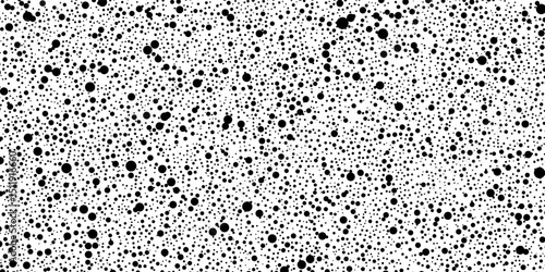 Grunge halftone gradient background. Faded grit noise texture. White and black sand wallpaper. Retro pixelated backdrop. Anime or manga style comic overlay. Vector graphic design textured template