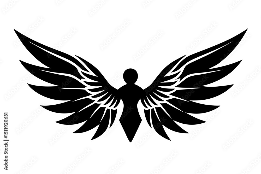 Obraz premium vector silhouette of a bird