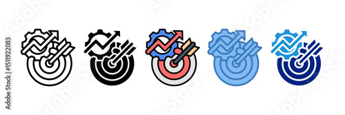 Efficiency Icon Element For Design