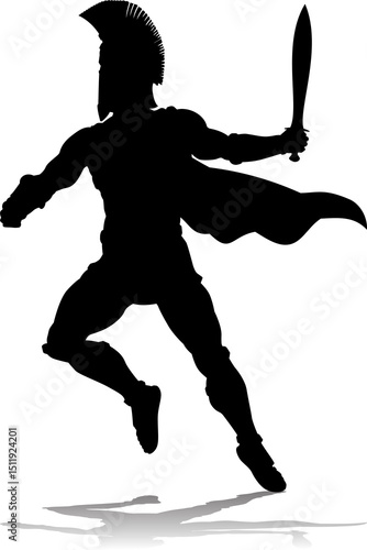 Spartan Silhouette Gladiato...