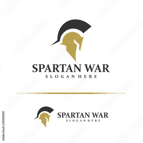 Spartan logo design concept vector. Spartan Logo Design Template. Creative Symbol. Icon