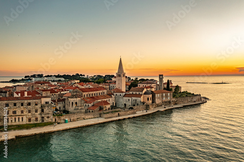 Porec in Istria at the Sunset