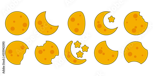 Space Moon Illustration 