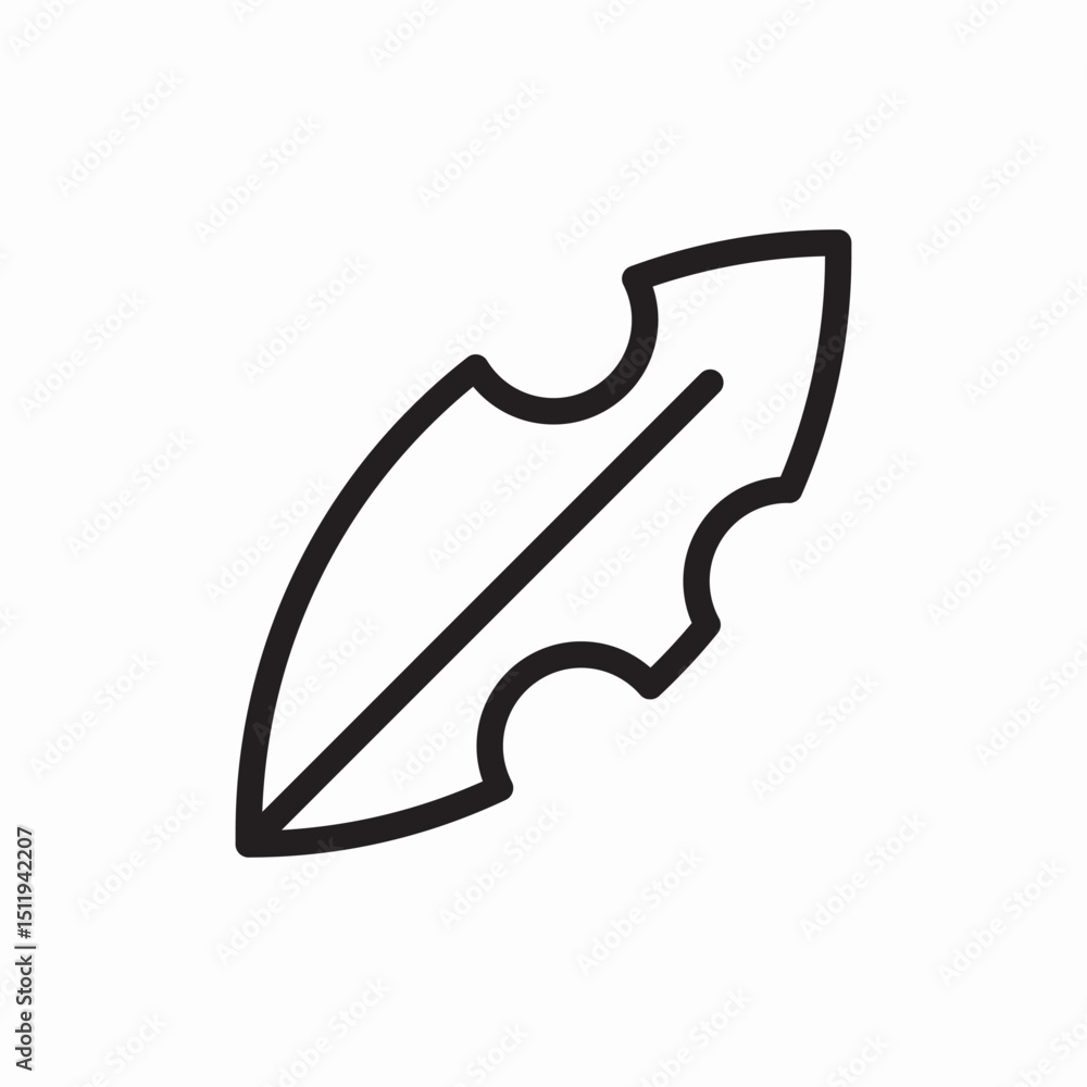 Fototapeta premium plant leaves icon vector sign