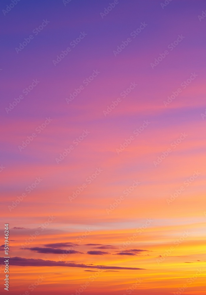 Obraz premium Colorful sunset sky with soft clouds (1)