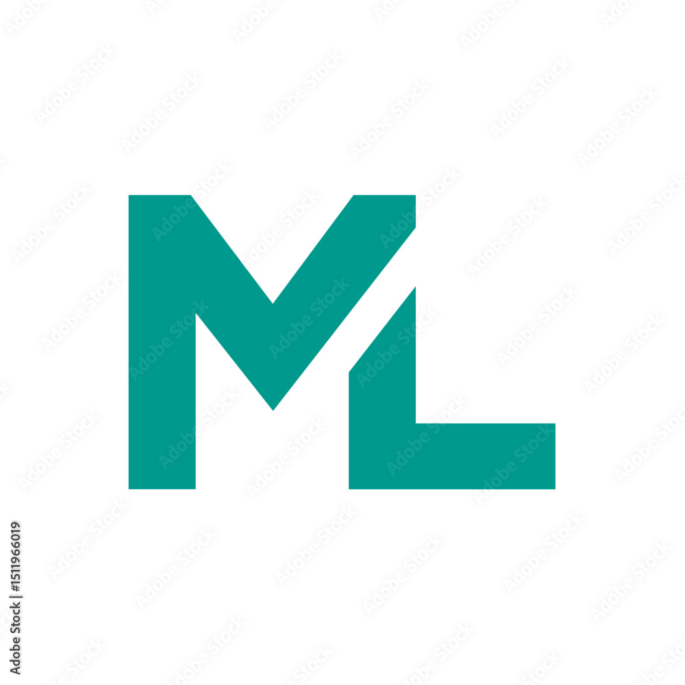 Modern style Letter M logo design Modern style Letter M logo design