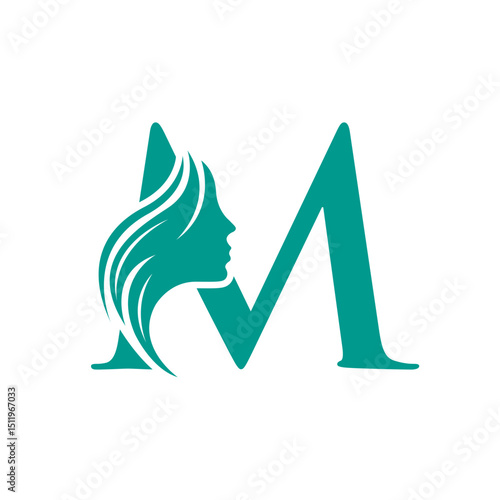 Modern style Letter M logo design