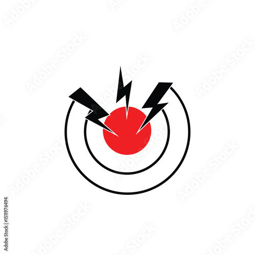 Pain Icon Design. Representing Pain Management. pain point. Chronic Pain. Pain Relief icon. Analgesics. Vector graphics icon.