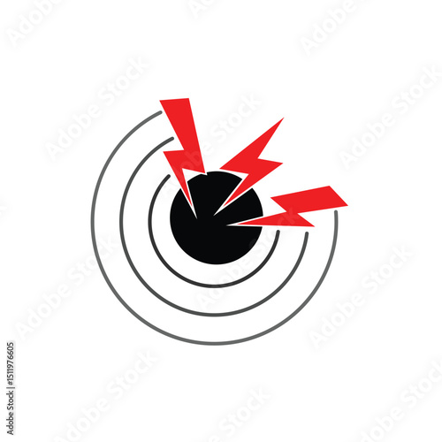 Pain Icon Design. pain point. Represents Pain Management.  body and pain icon. Chronic Pain. Analgesics icon on a white background, eps 10.