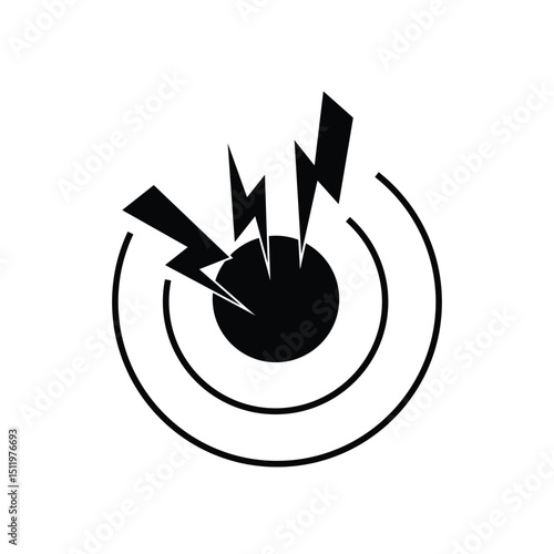 Pain Icon Design. pain point. Represents Pain Management.  body and pain icon. Chronic Pain. Analgesics icon on a white background, eps 10.