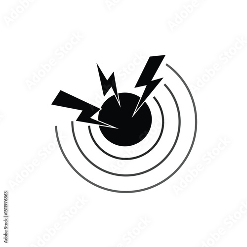 Pain Icon Design. pain point. Represents Pain Management.  body and pain icon. Chronic Pain. Analgesics icon on a white background, eps 10.