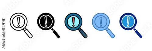 Investigate Icon Element For Design