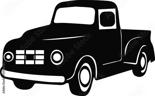 Photorealistic 1950s Vintage Truck Render