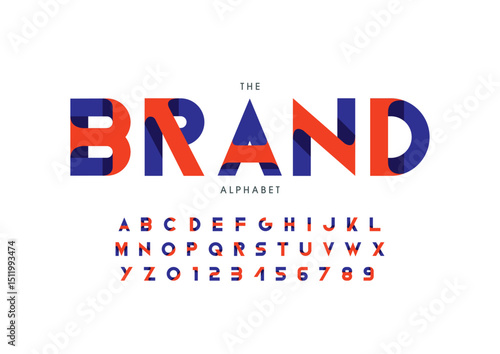 Alphabet multi-colored font, for your logo design, bright colorful letters A, B, C, D, E, F, G, H, I, J, K, L, M, N, O, P, Q, R, S, T, U, V, W, X, Y, Z, vector illustration 10EPS.