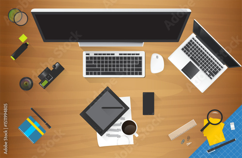 Computer equipment, technological modern electronics.