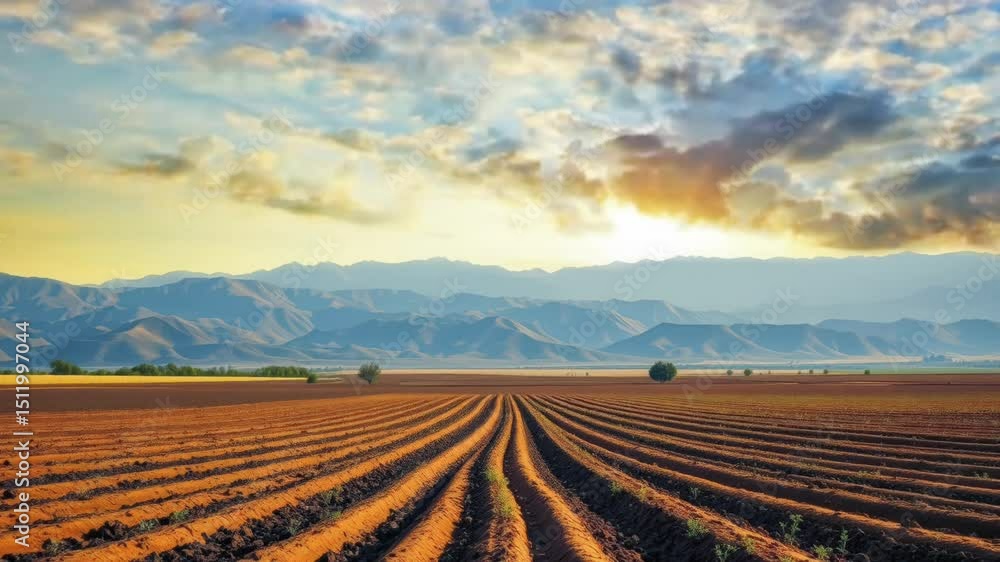 Serene farmland vast mountains breathtaking landscape idyllic rural scenery peaceful nature beauty Serene farmland vast mountains breathtaking landscape idyllic rural scenery peaceful nature beauty
