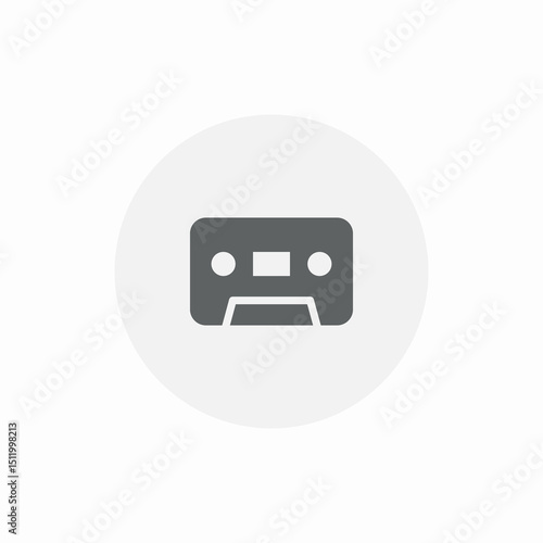 tape media icon sign vector