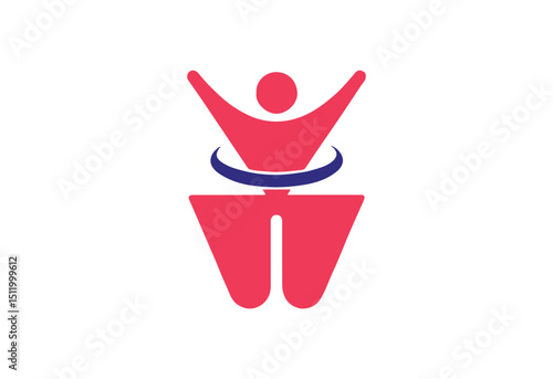 Fitness Workout Icon Logo Design – Gym SVG Image Art for Exercise, Strength Training, Health, Muscle Building, and Wellness Branding