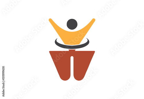 Fitness Workout Icon Logo Design – Gym SVG Image Art for Exercise, Strength Training, Health, Muscle Building, and Wellness Branding