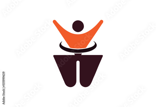 Fitness Workout Icon Logo Design – Gym SVG Image Art for Exercise, Strength Training, Health, Muscle Building, and Wellness Branding