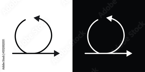 Agile icon. Simple element illustration. outline and flat symbol design