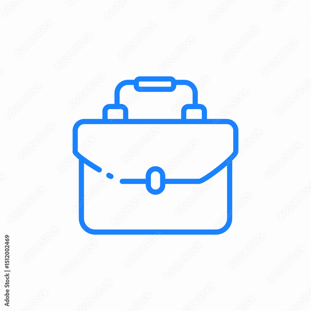 business briefcase icon sign vector business briefcase icon sign vector