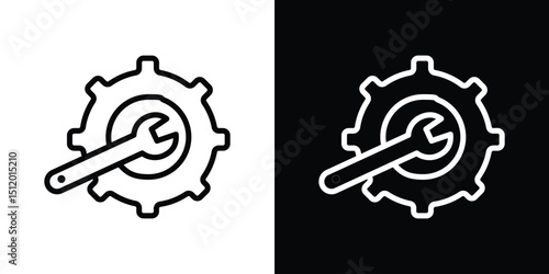 Customized icon. Simple element illustration. outline and flat symbol design