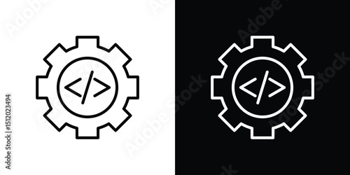 Function icon. Simple element illustration. outline and flat symbol design