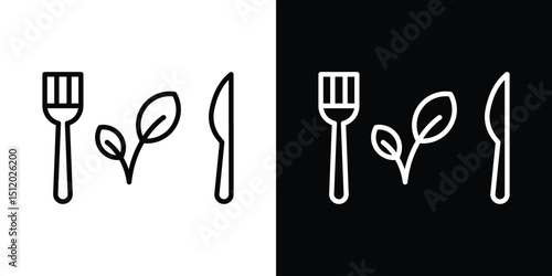 Healthy food icon. Simple element illustration. outline and flat symbol design